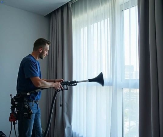 Professional drapes cleaning process tools Fresho Curtain Cleaning alexandria-nsw