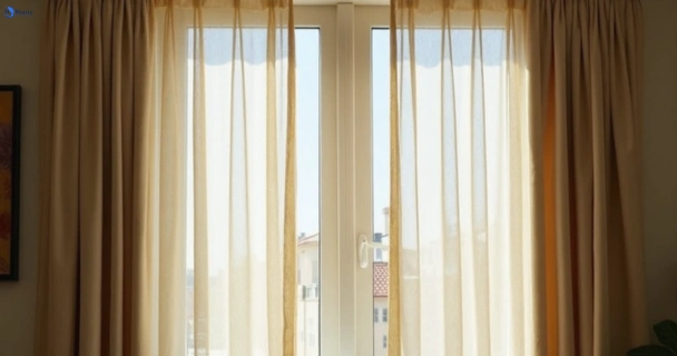Dull dusty drapes in alexandria-nsw before professional cleaning